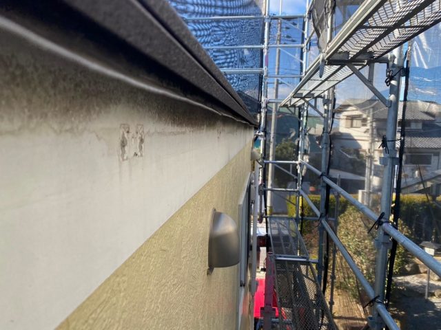 加古川市で既存軒樋および軒樋金物撤去